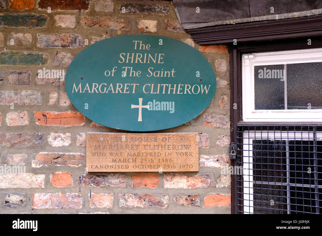 The Shrine of the Saint Margaret Clitherow who was martyred in York