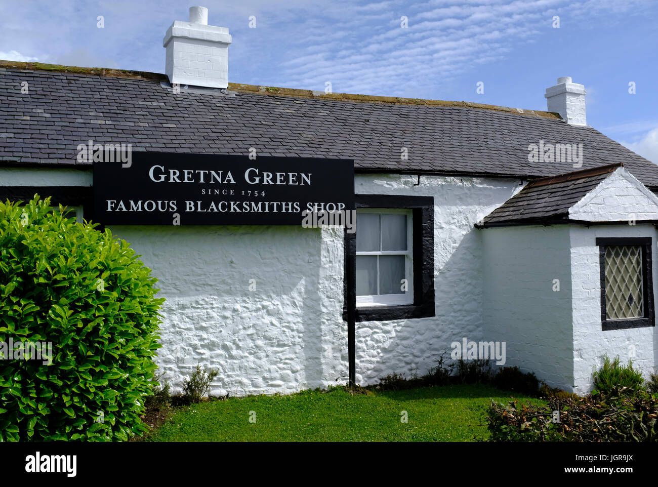 Famous Blacksmith Shop in Gretna Green, Scotland, UK Stock Photo Alamy
