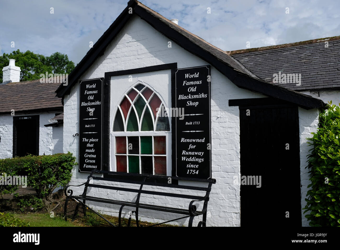 Famous Blacksmith Shop in Gretna Green, Scotland, UK Stock Photo Alamy