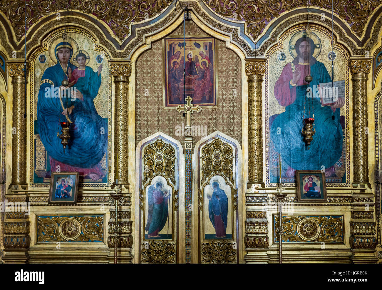 Historic iconostasis hi-res stock photography and images - Alamy