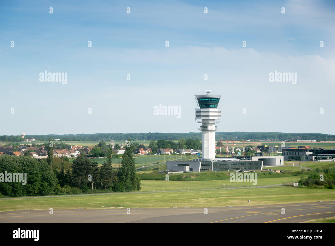 Brussels international Airport terminal Stock Photo - Alamy