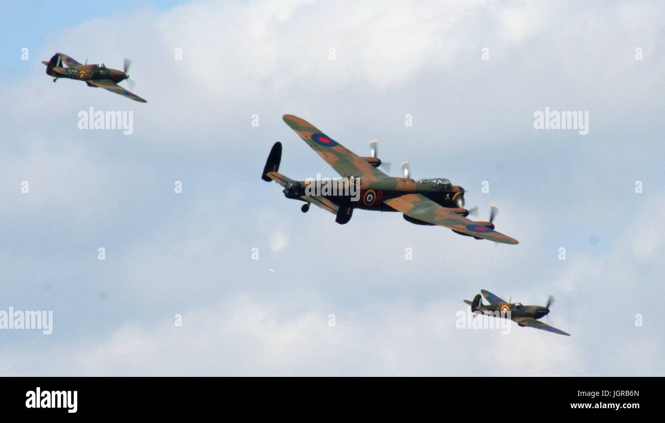 BBMF The Battle of Britain Memorial Flight Stock Photo