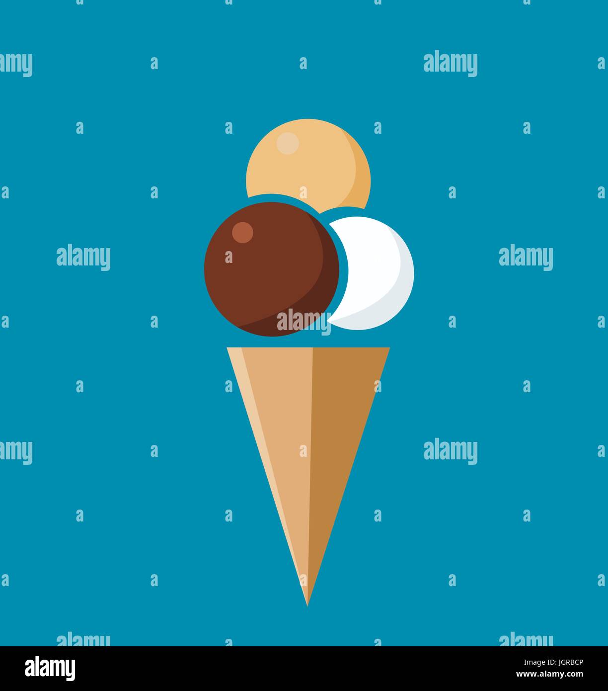 Ice Cream vector illustration Stock Vector Image & Art - Alamy