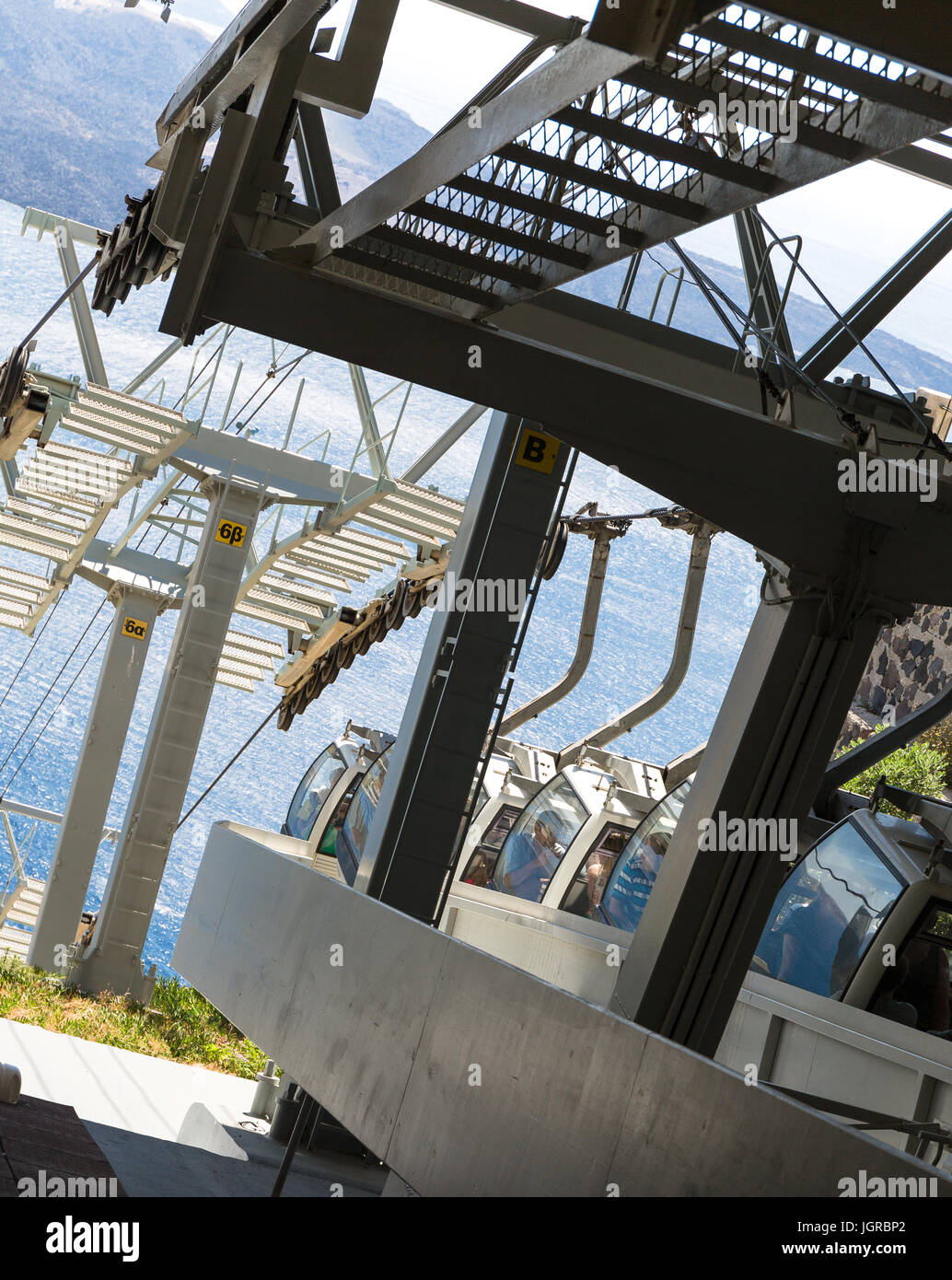 Greece santorini old port fira hires stock photography and images Alamy