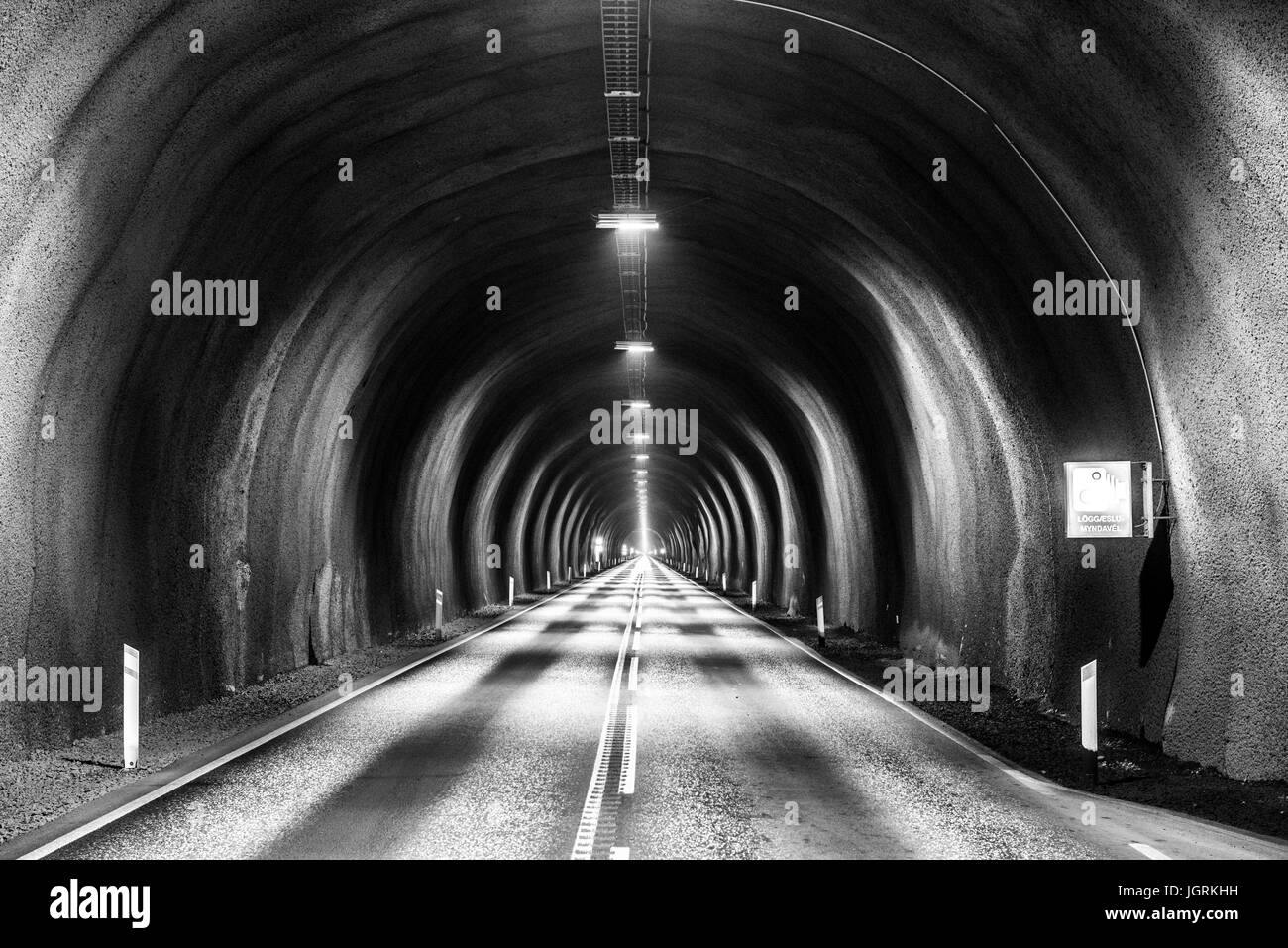 Underground Tunnel Road Stock Photo - Alamy