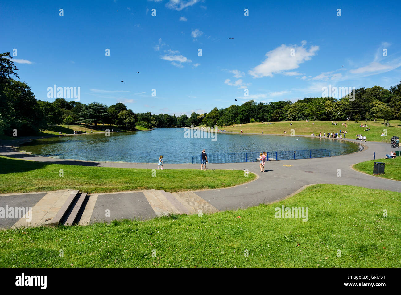 Sefton Park in Liverpool, a 235 acre Grade 1 historic park and is a