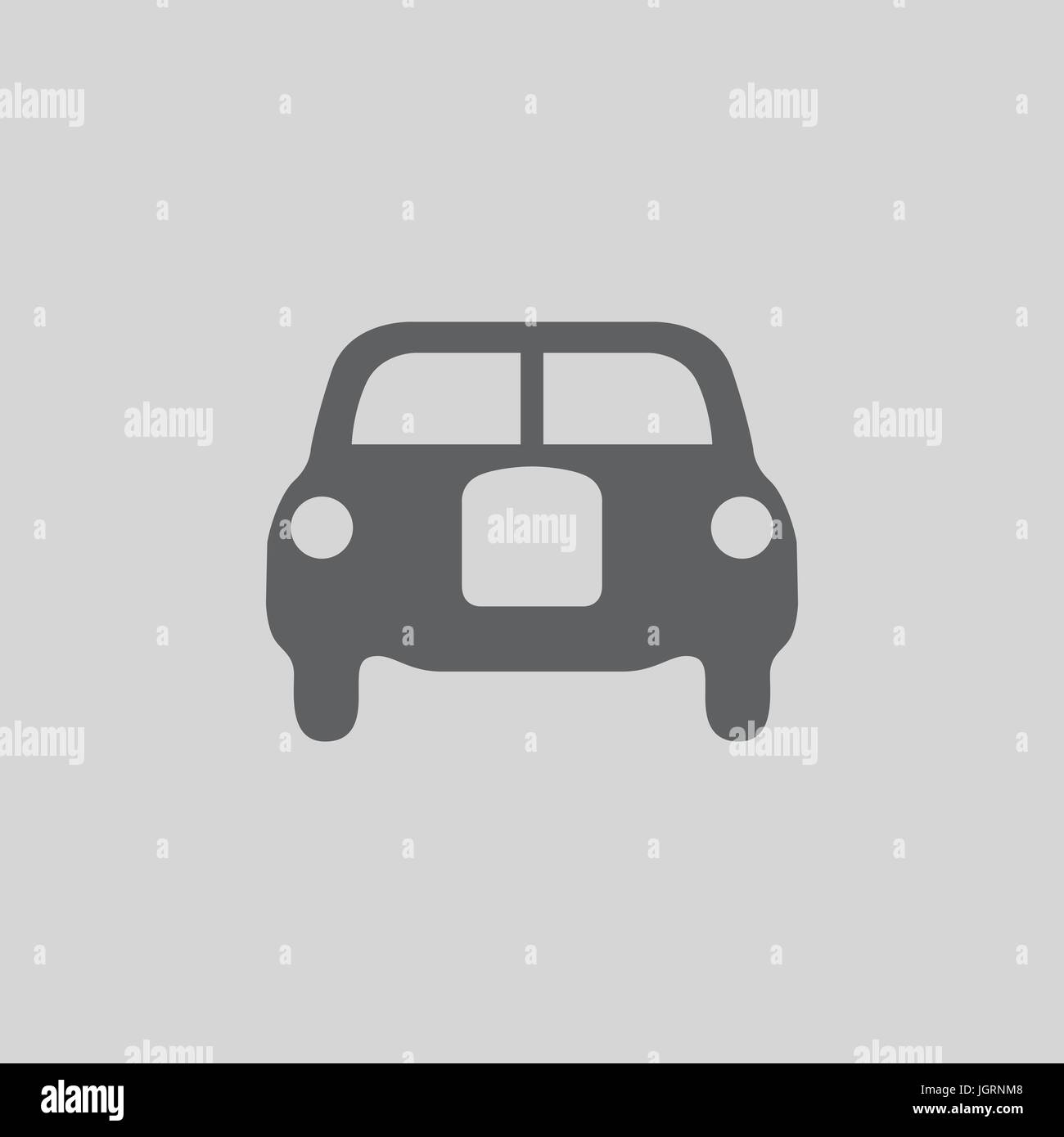 car vector icon illustration isolated on grey background Stock Vector ...