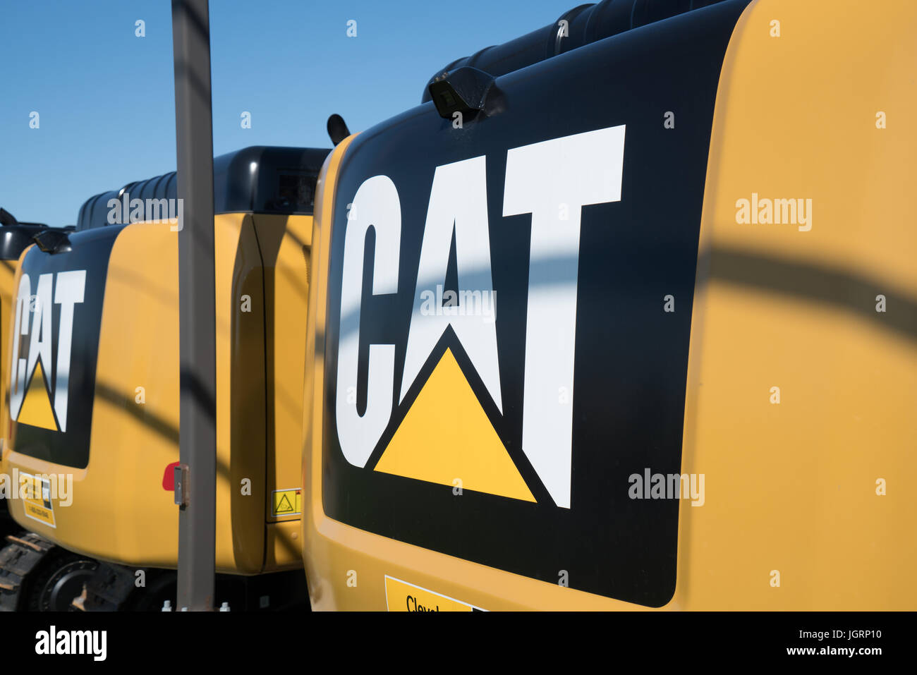 Heavy equipment yard hires stock photography and images Alamy