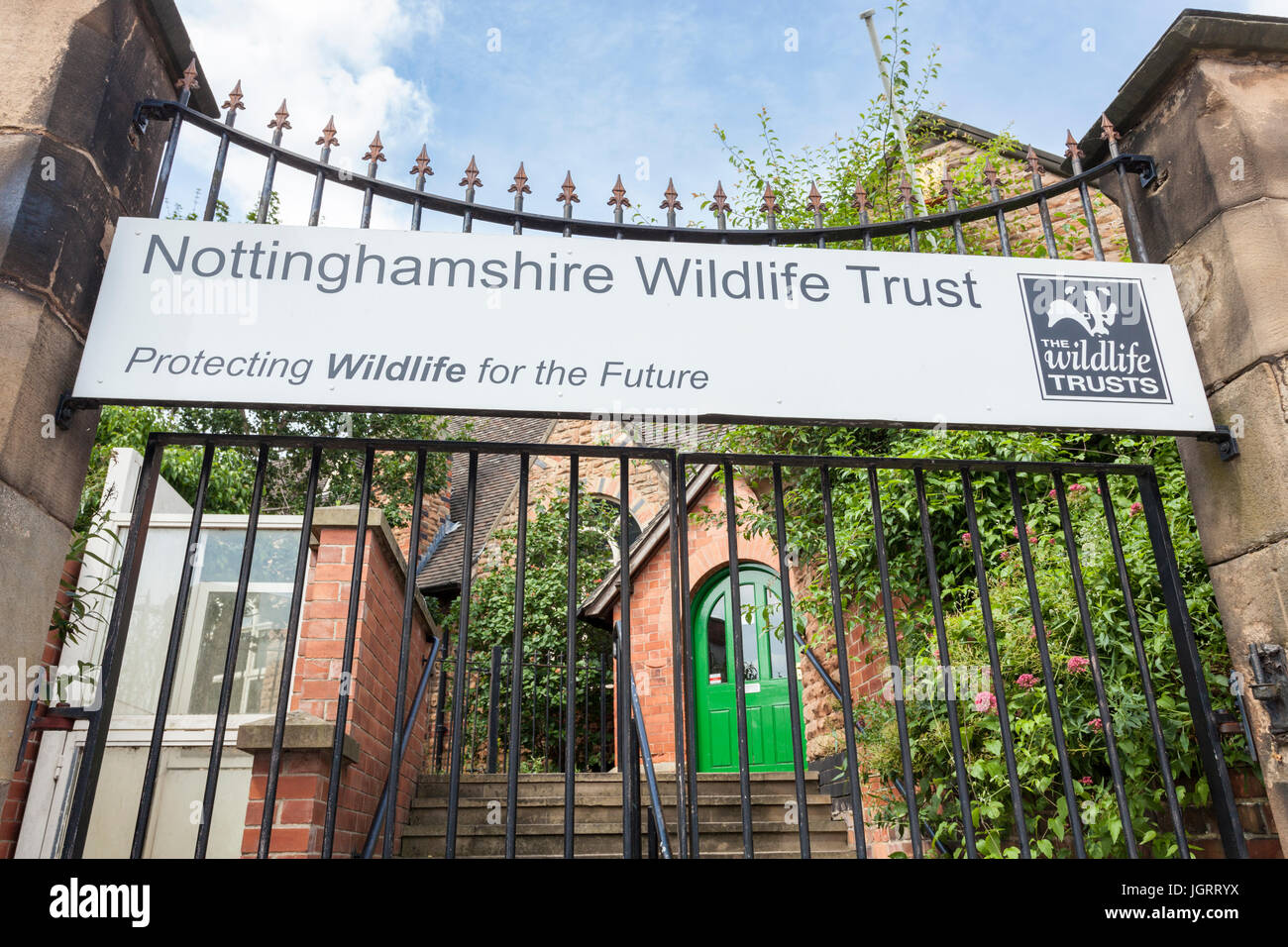 Nottinghamshire Wildlife Trust, part of the UK network of local Wildlife Trusts working to protect wildlife, Sneinton, Nottingham, England, UK Stock Photo