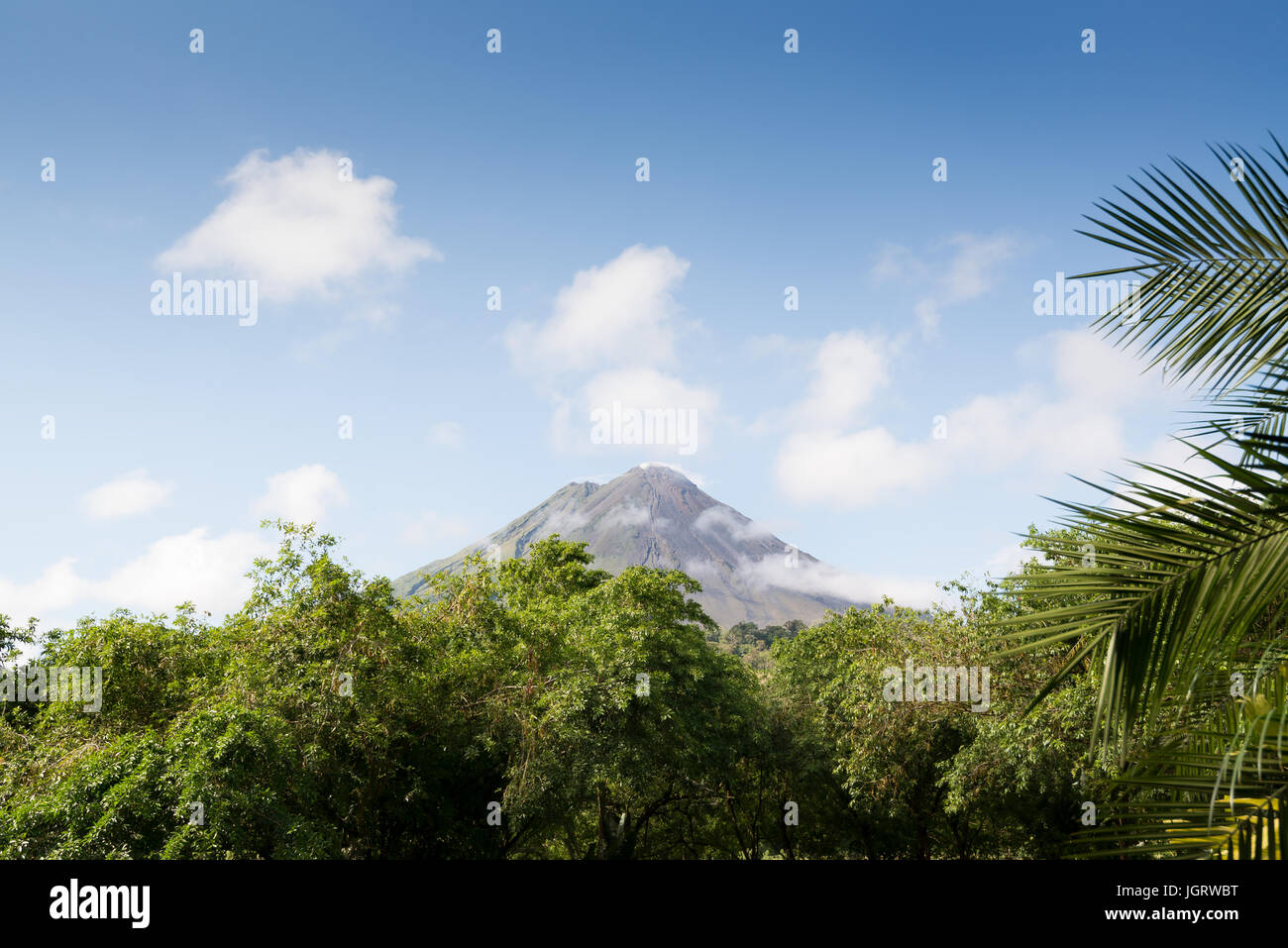 Arenal volcano, Alajuela, Costa Rica Stock Photo