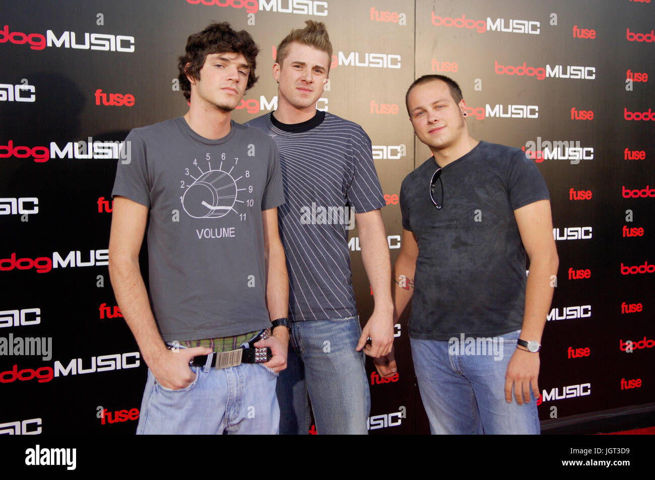 Musicians Idle Red red carpet Bodog Battle Bands finale House Blues Hollywood,CA Stock Photo