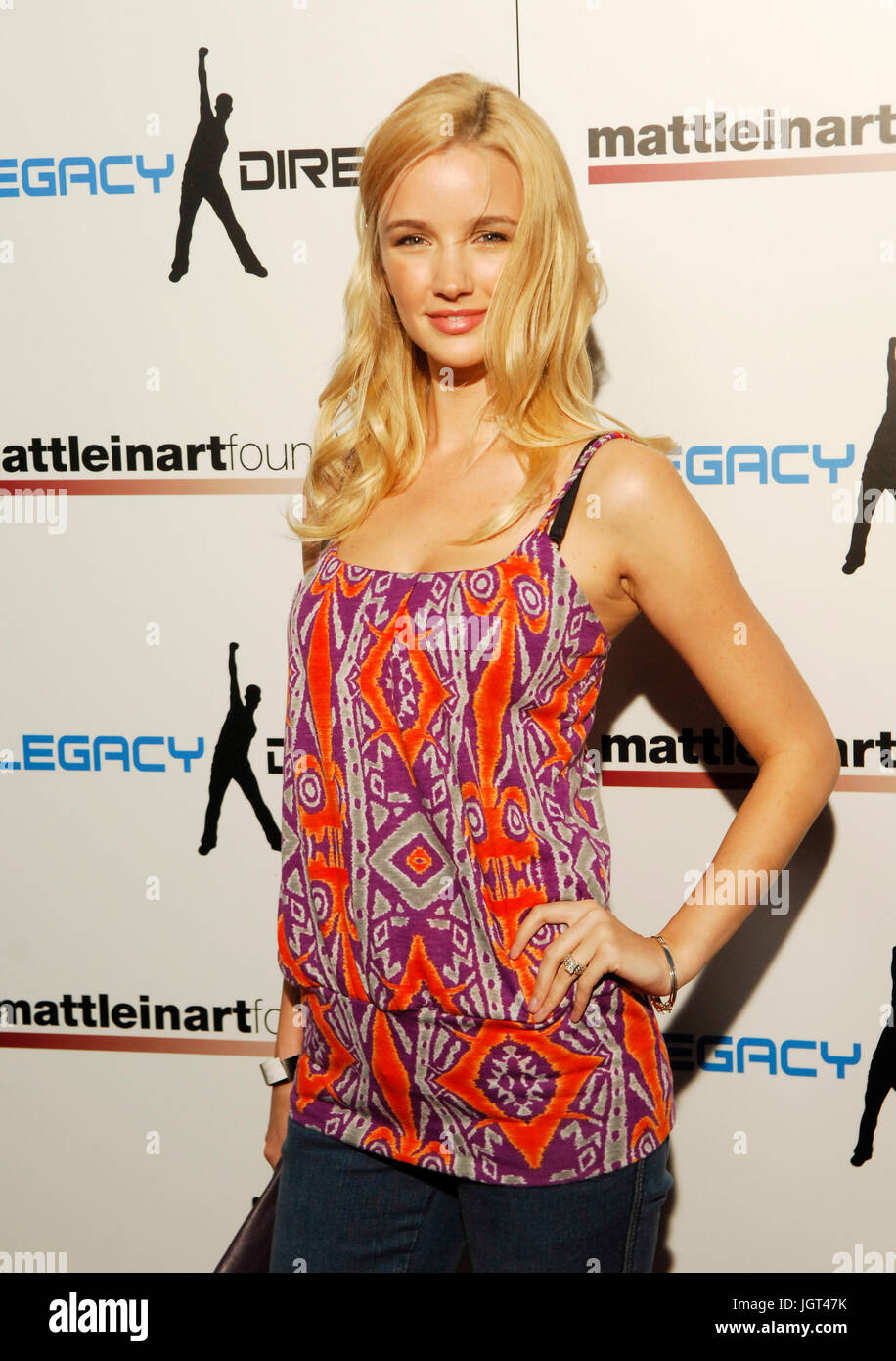 Farris attends 2nd Annual Celebrity Bowling Night held by Matt Leinard July 17,2008 Hollywood,California. Stock Photo