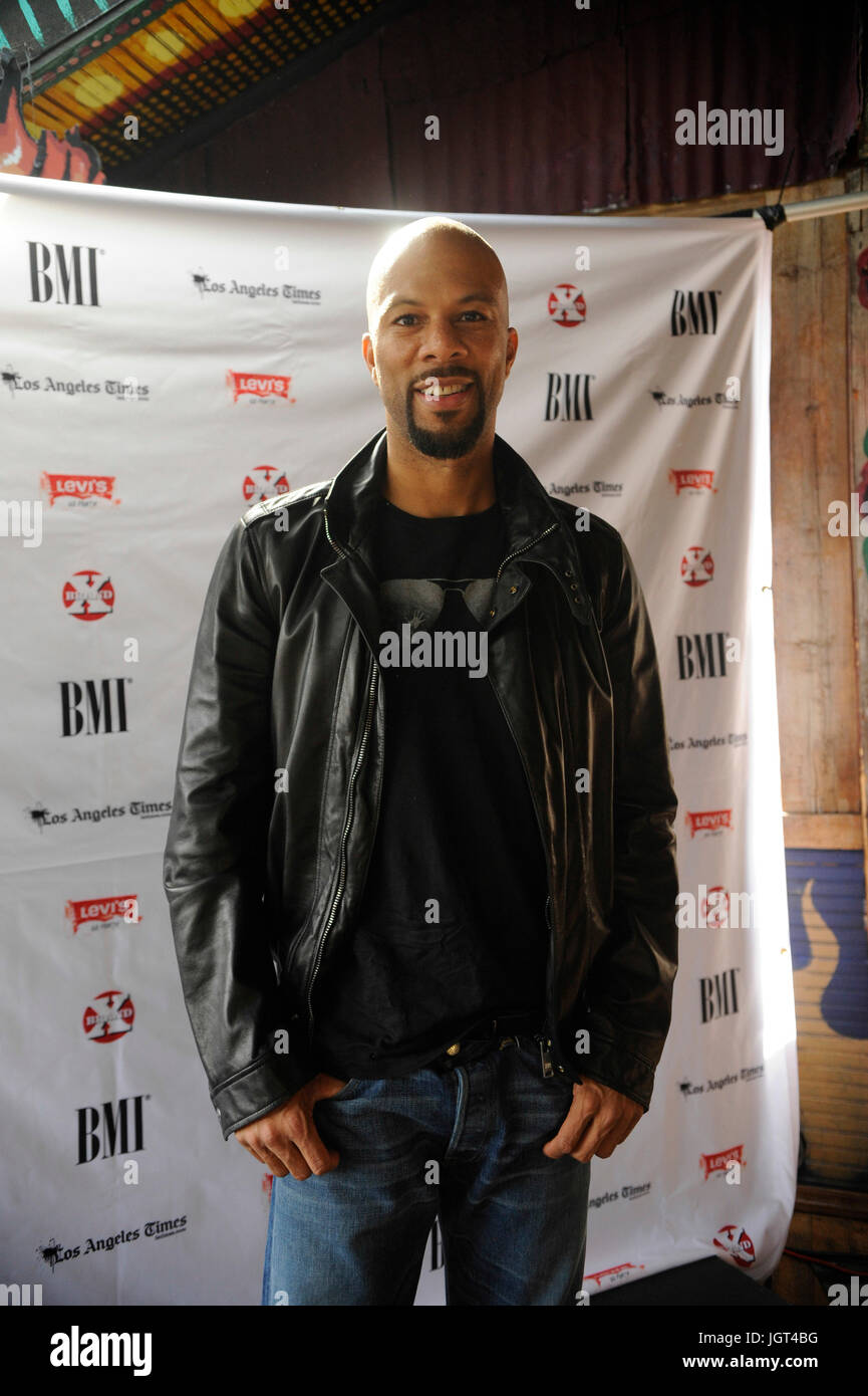 Lonnie Rashid Lynn,Jr. aka Common arrival portrait BMI 'How I Wrote That Song' Panel House Blues Sunset West Hollywood. Stock Photo