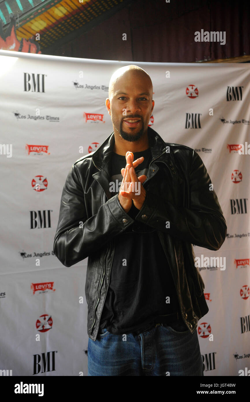 Lonnie Rashid Lynn,Jr. aka Common arrival portrait BMI 'How I Wrote That Song' Panel House Blues Sunset West Hollywood. Stock Photo