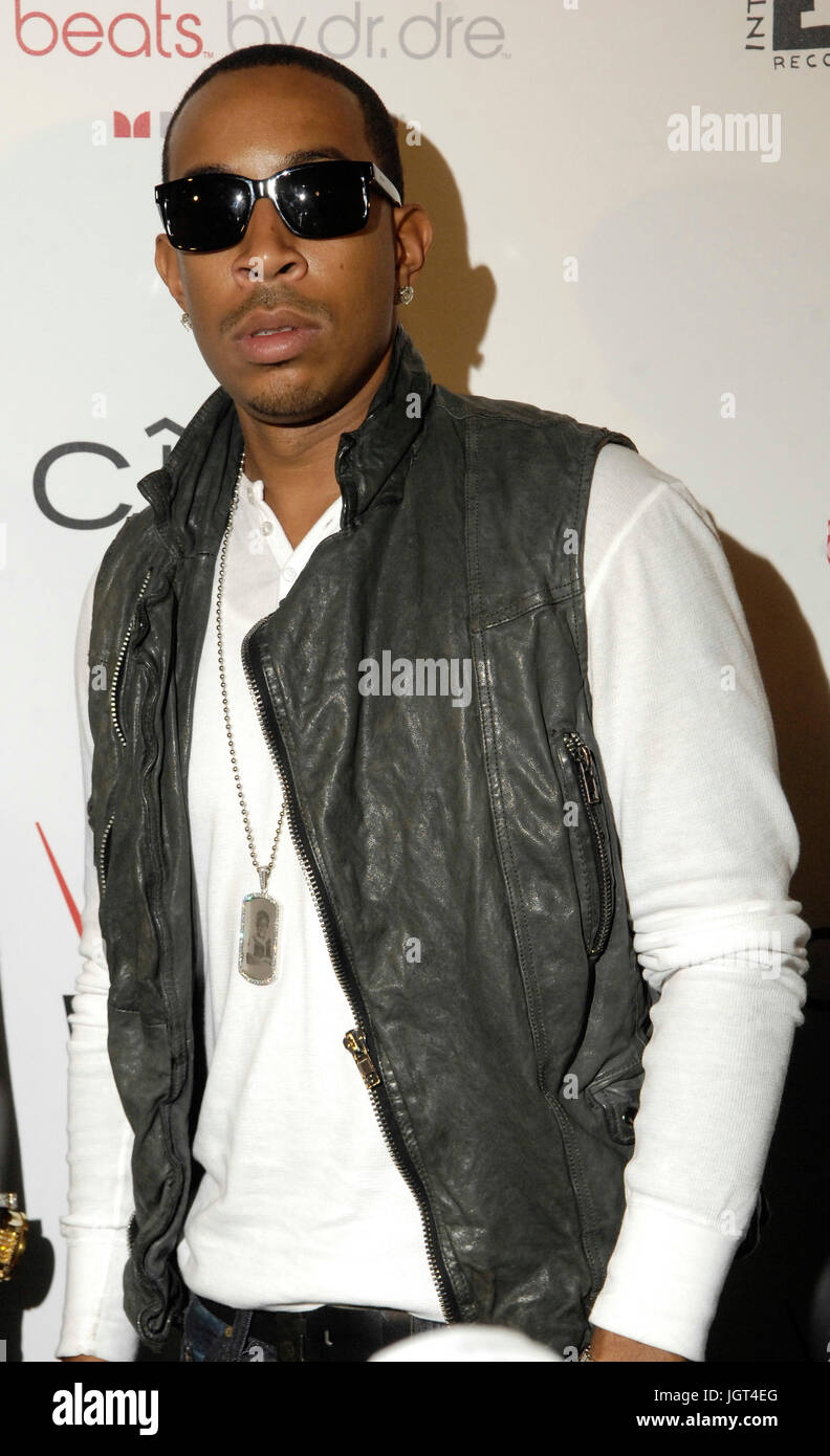 Ludacris arrives Interscope Geffen A&M Records Fourth Annual 'Creme Crop' post-BET Awards Dinner Celebration June 27,2010 Beverly Hills,California. Stock Photo