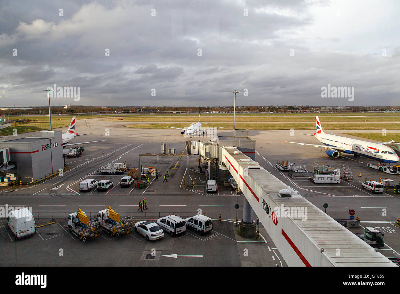 Heathrow Airport Terminal 5 Stock Photo Alamy