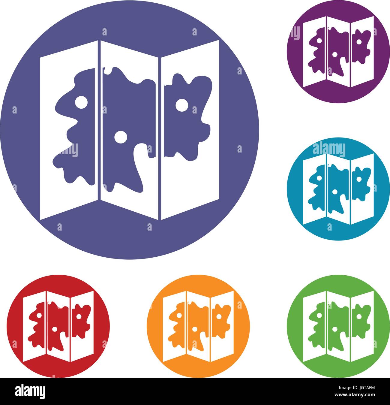 Map icons set Stock Vector Image & Art - Alamy