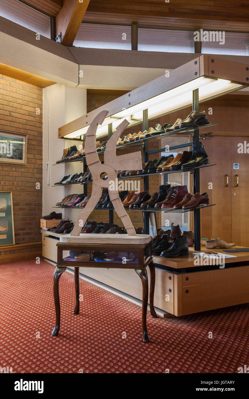 Model of sculpture being made by Mick Henson for Barker Shoes, Earls