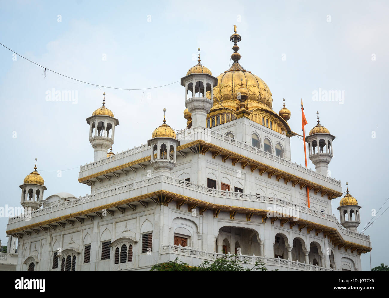 Top of palace at the Golden Temple in Amritsar, India Stock Photo Alamy