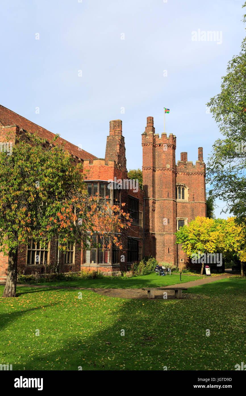 Gainsborough Old Hall, a medieval manor house in Gainsborough town