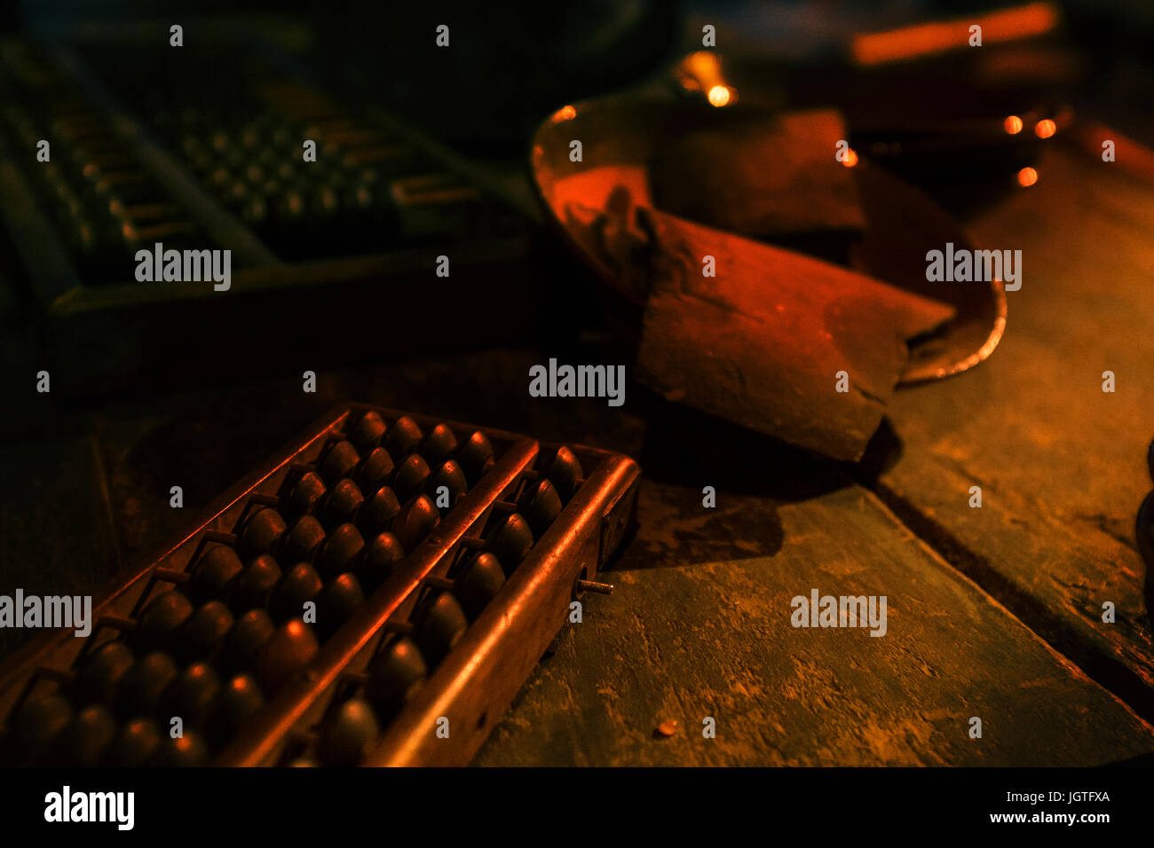 Close-up of Abacus Stock Photo