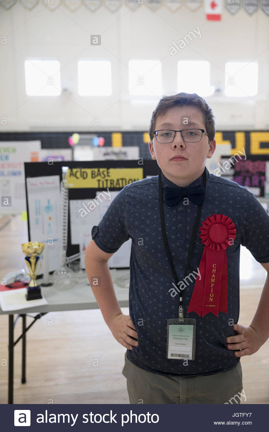 Student science fair display hi-res stock photography and images - Alamy