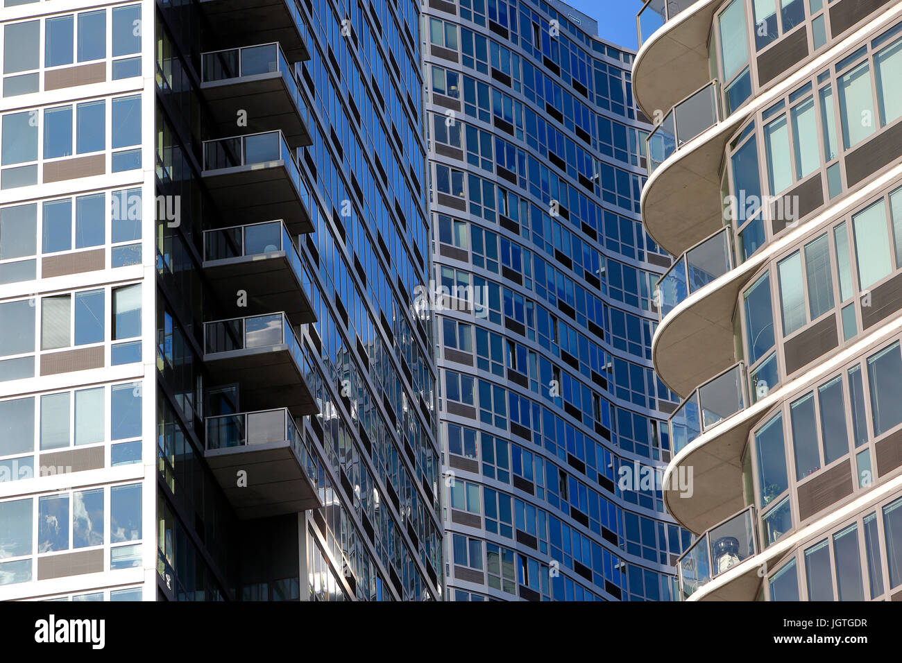 Highrise apartments in Long Island City New York Stock Photo Alamy