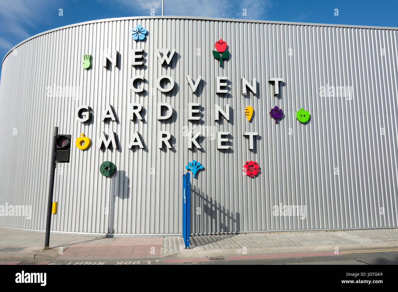 The New Covent Garden Market at Nine Elms, Battersea, London, England, UK Stock Photo