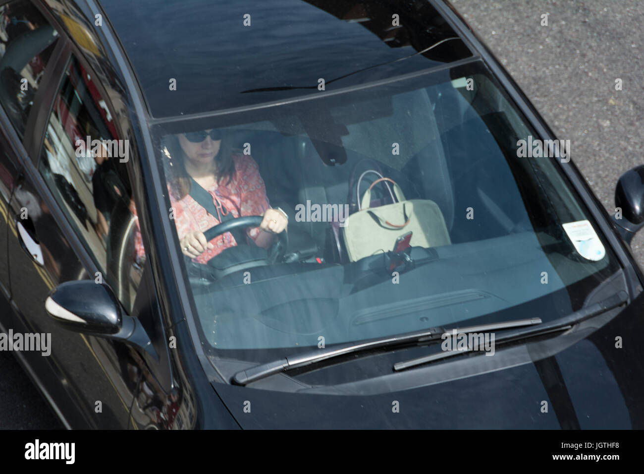 Woman driver in drivers seat hi-res stock photography and images - Alamy