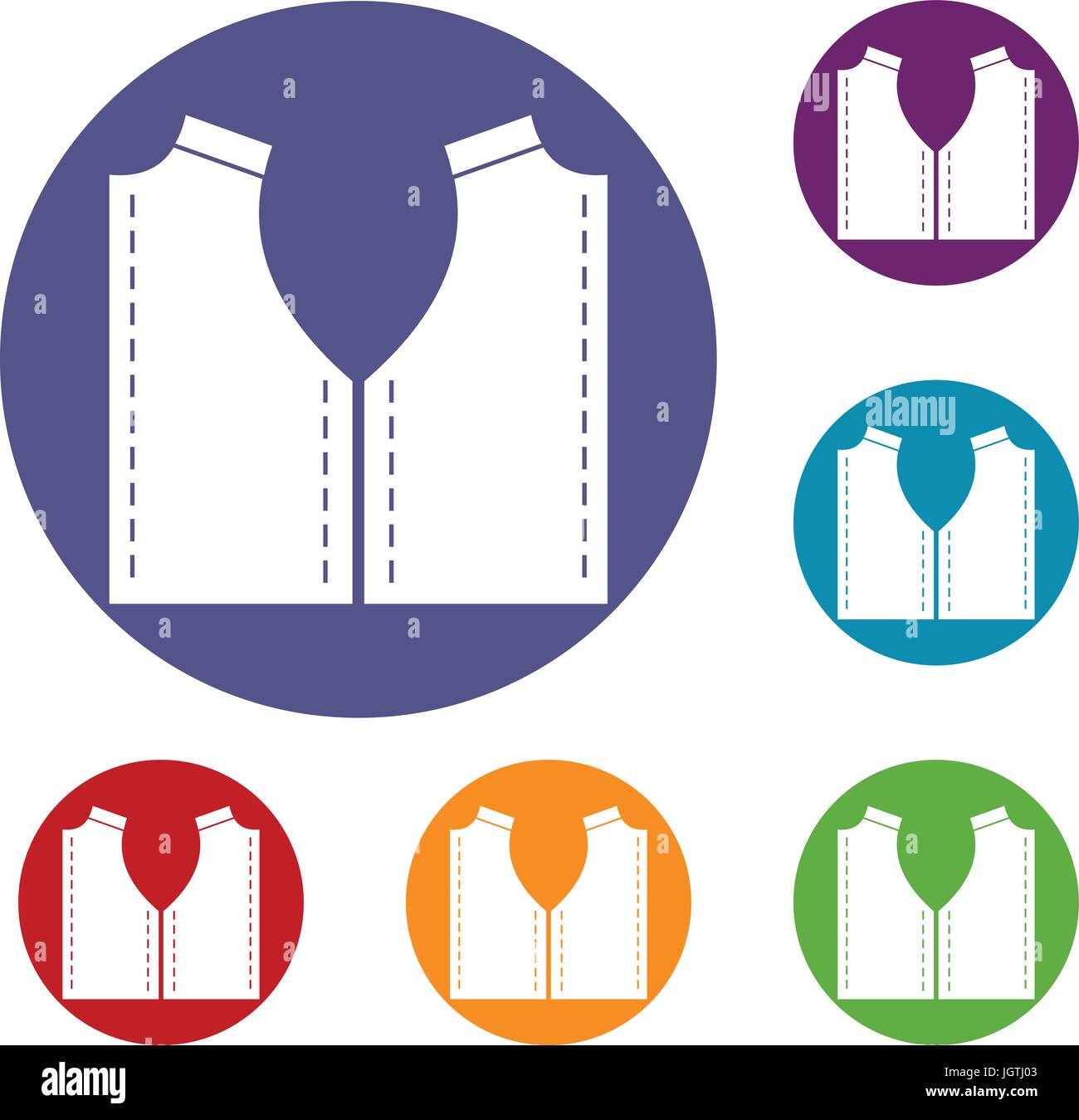 Pattern for sewing icons set Stock Vector Image & Art - Alamy