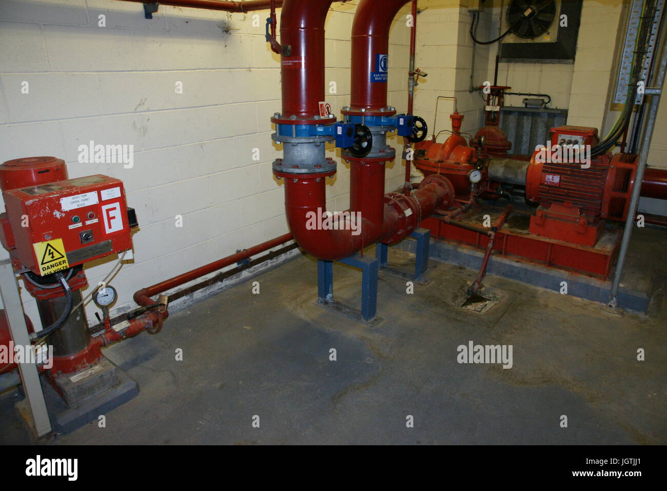 industrial fire suppression equipment Stock Photo Alamy