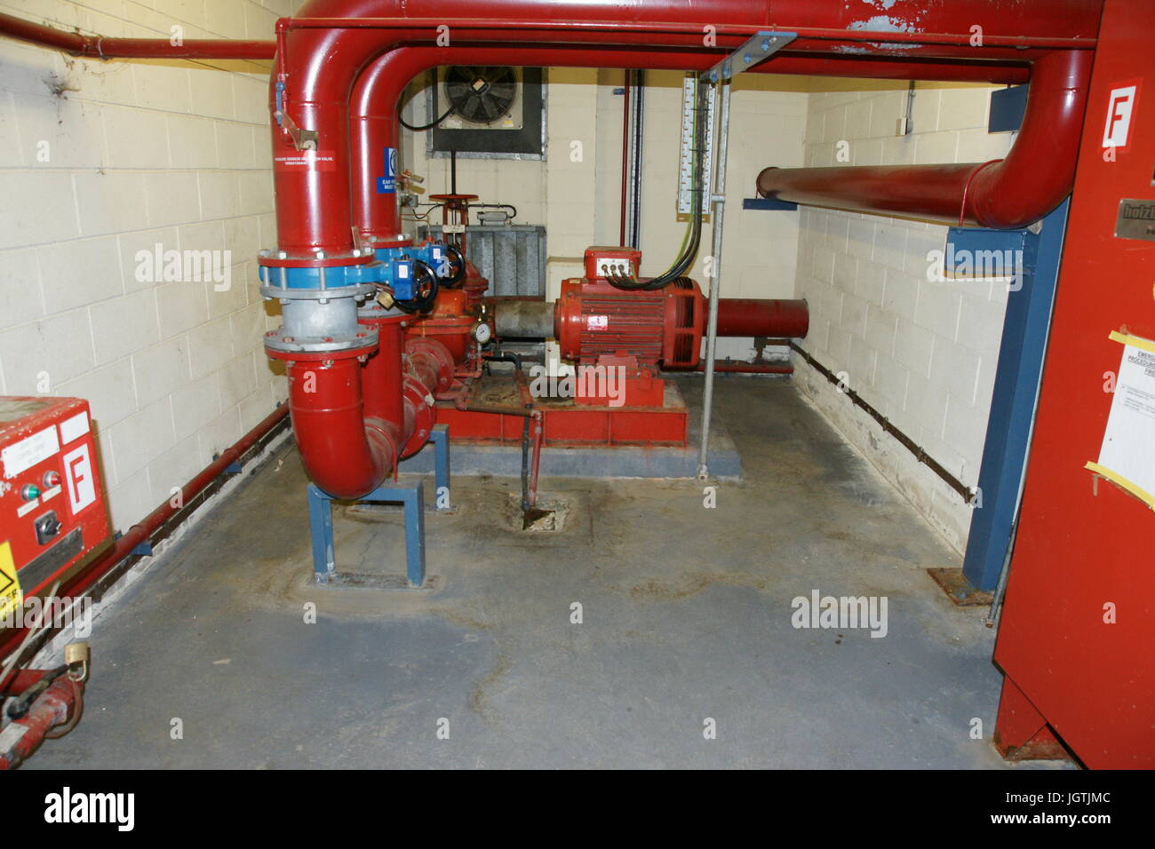 industrial fire suppression equipment Stock Photo Alamy