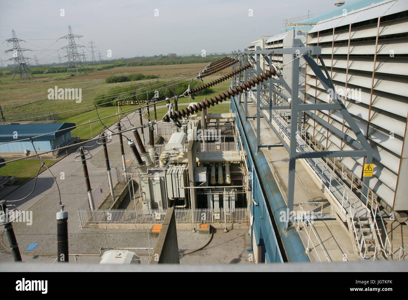 electrical power station, electrical power supply Stock Photo
