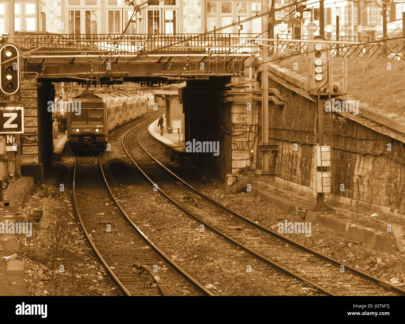 Javel, Gare RER, 15° arrondissement, Ile-de-France, Paris, France Stock Photo