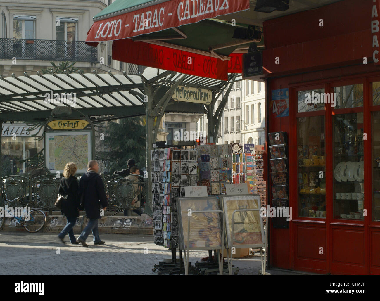 Métro Chatelet, 1° arrondissement, Ile-de-France, Paris, France Stock Photo