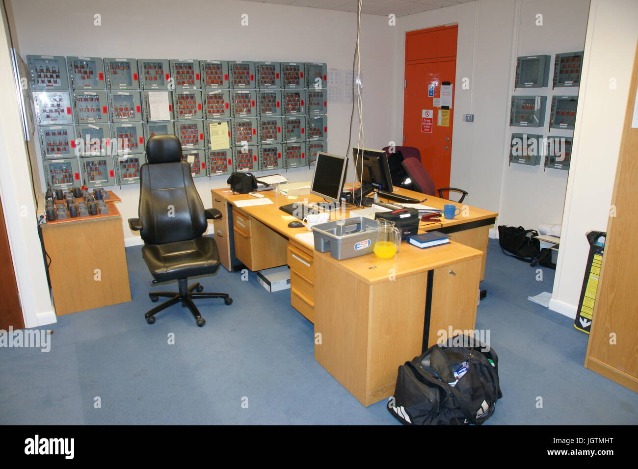 work access, permit to work and access key office, industrial site