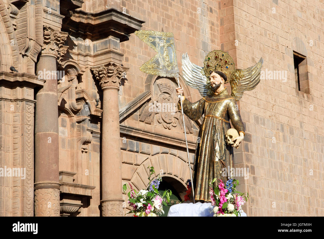 Del Cusco Cathedral, Cuzco, Region of Cusco, Lima, Peru Stock Photo
