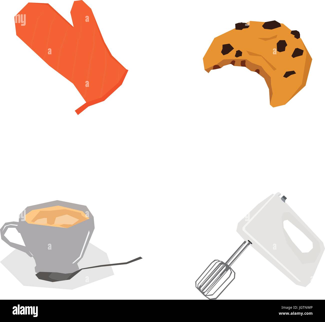 Set of bakery icons Stock Vector Image & Art - Alamy