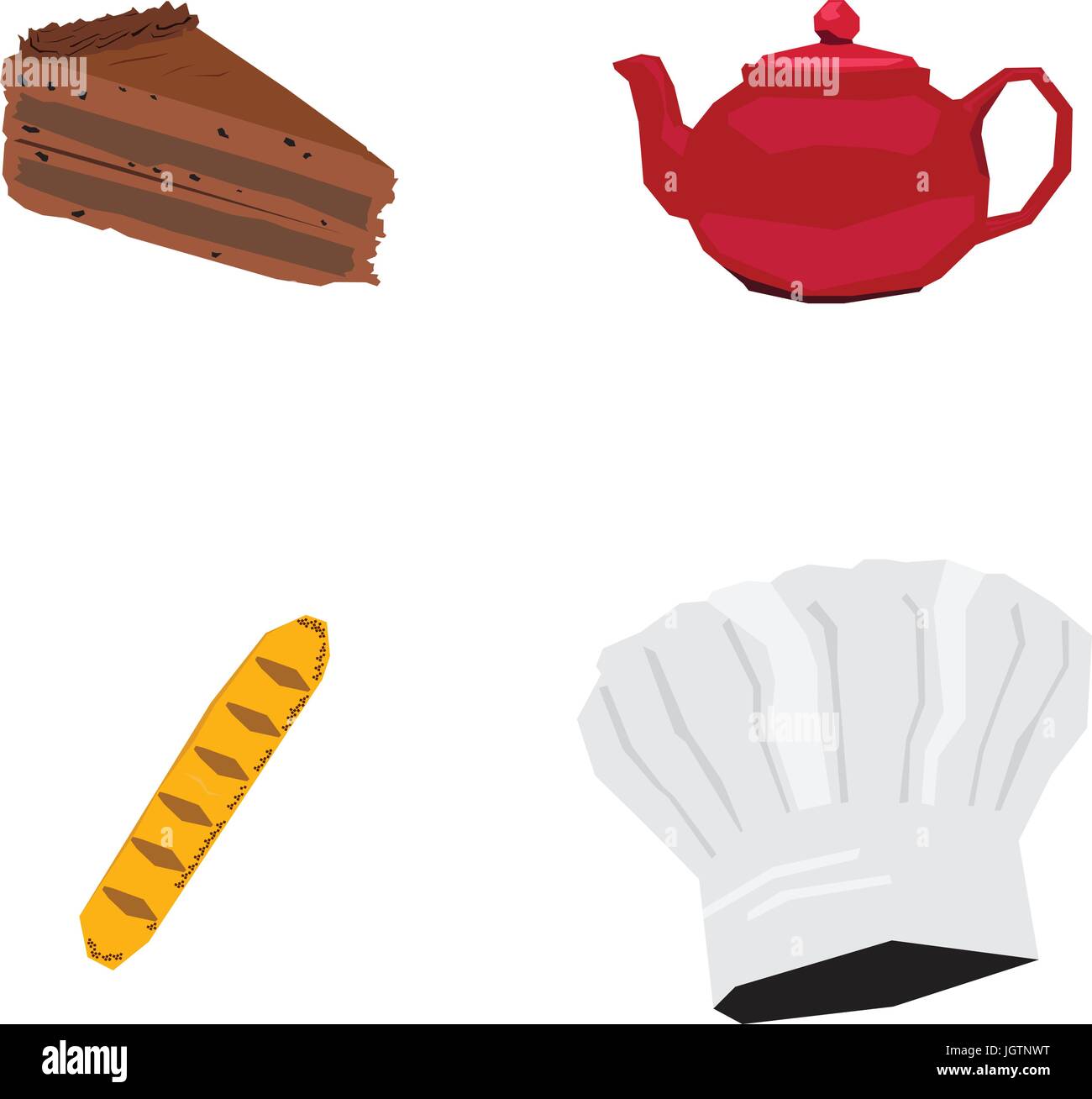 Set of bakery icons Stock Vector Image & Art - Alamy