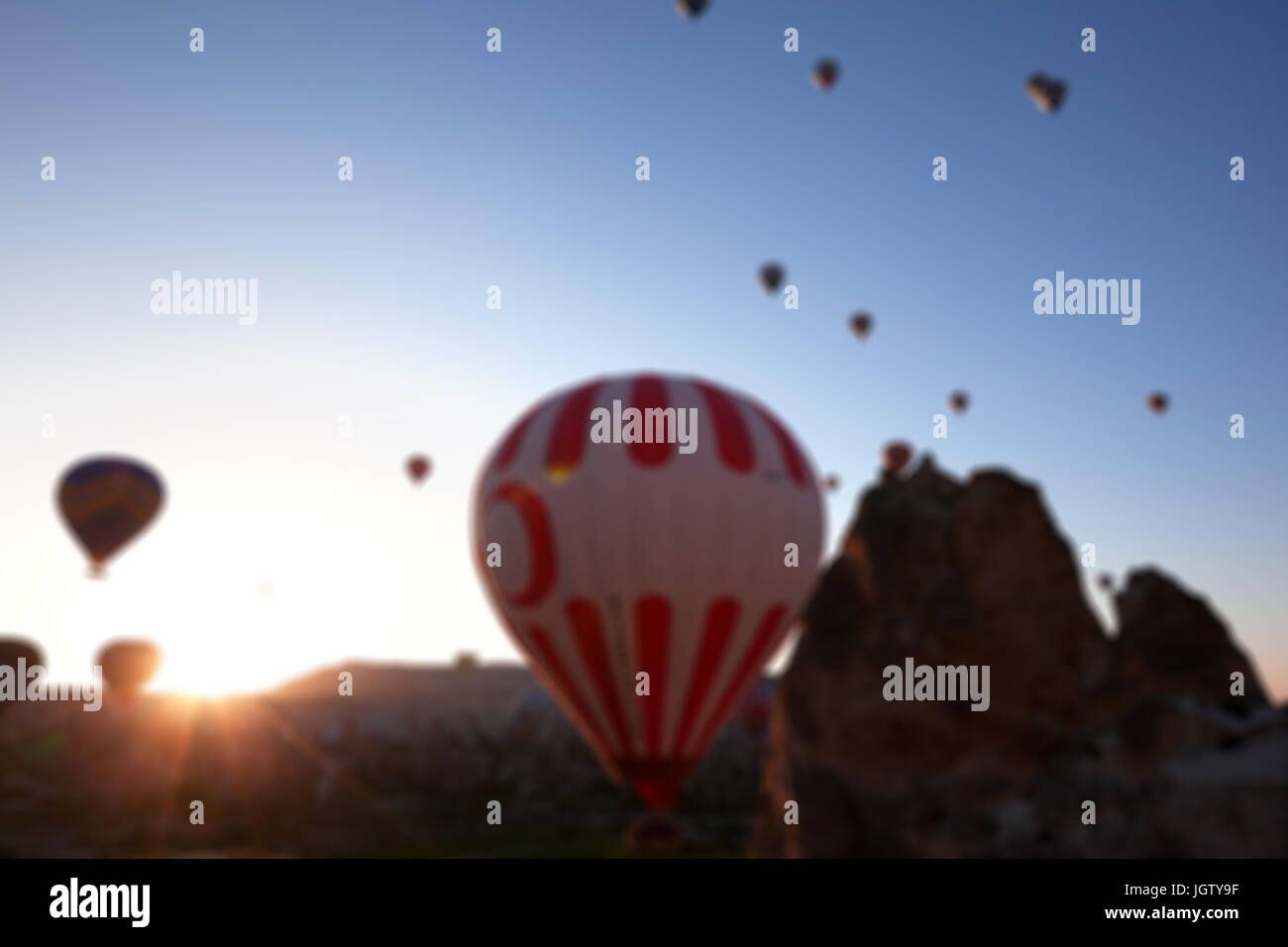 Sunlight on fairy chimneys hi-res stock photography and images - Alamy