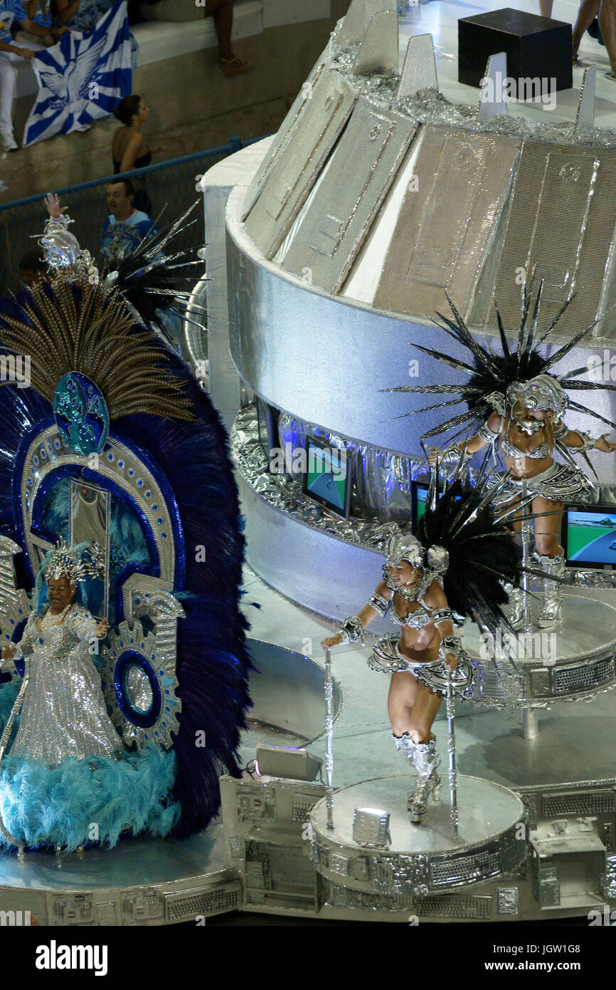 Portela, Carnaval, Rio de Janeiro, Brazil Stock Photo