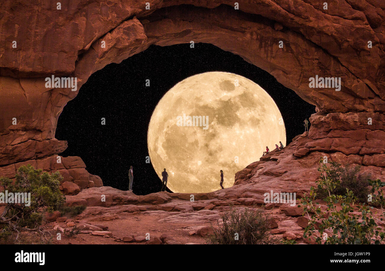 Moon Arch High Resolution Stock Photography and Images - Alamy