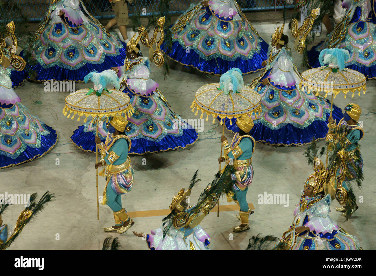 Dancers of portela samba school hi-res stock photography and images - Alamy