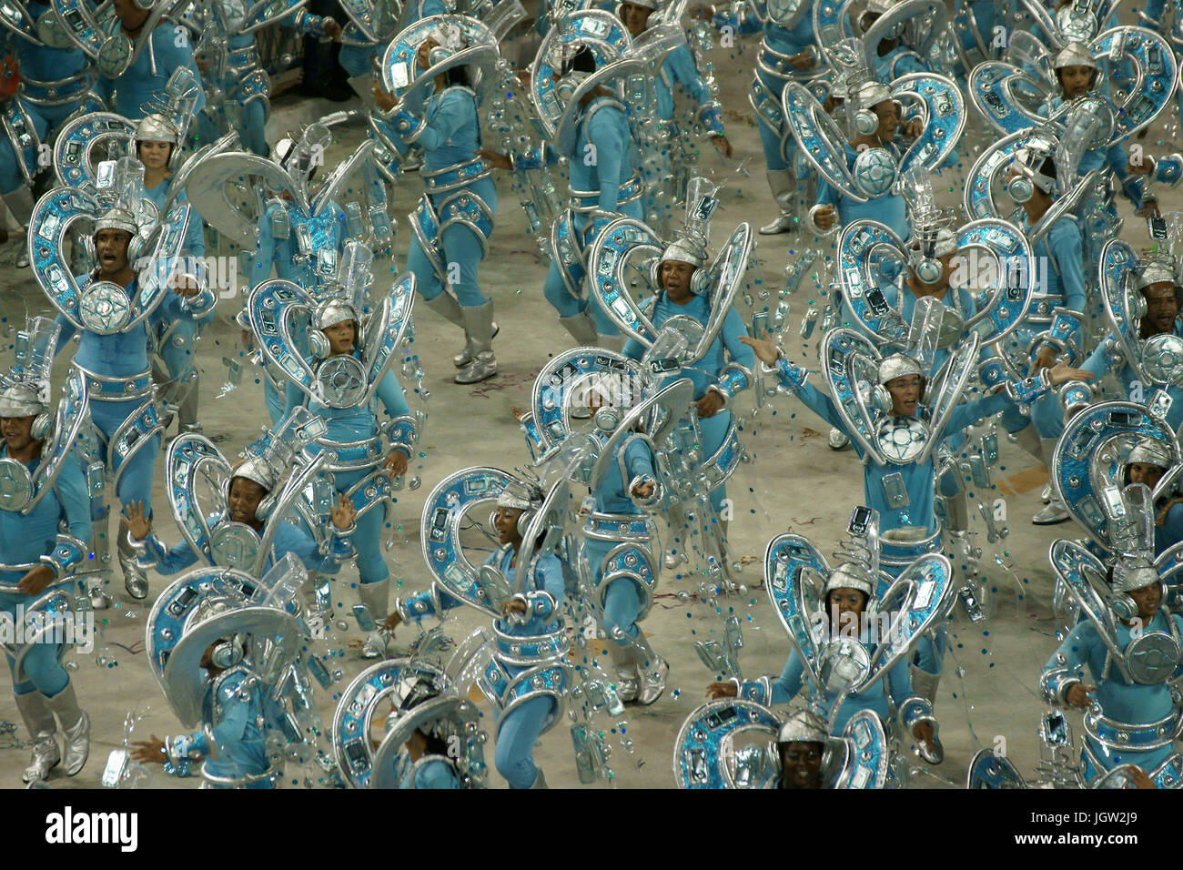 Dancers of portela samba school hi-res stock photography and images - Alamy