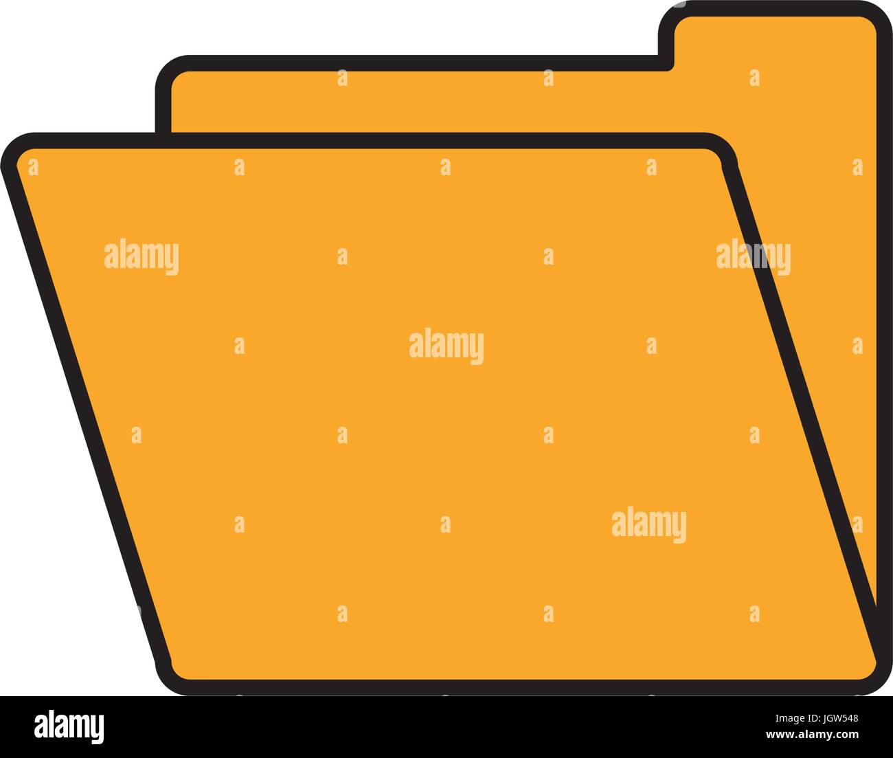 document folder icon over white background vector illustration Stock ...