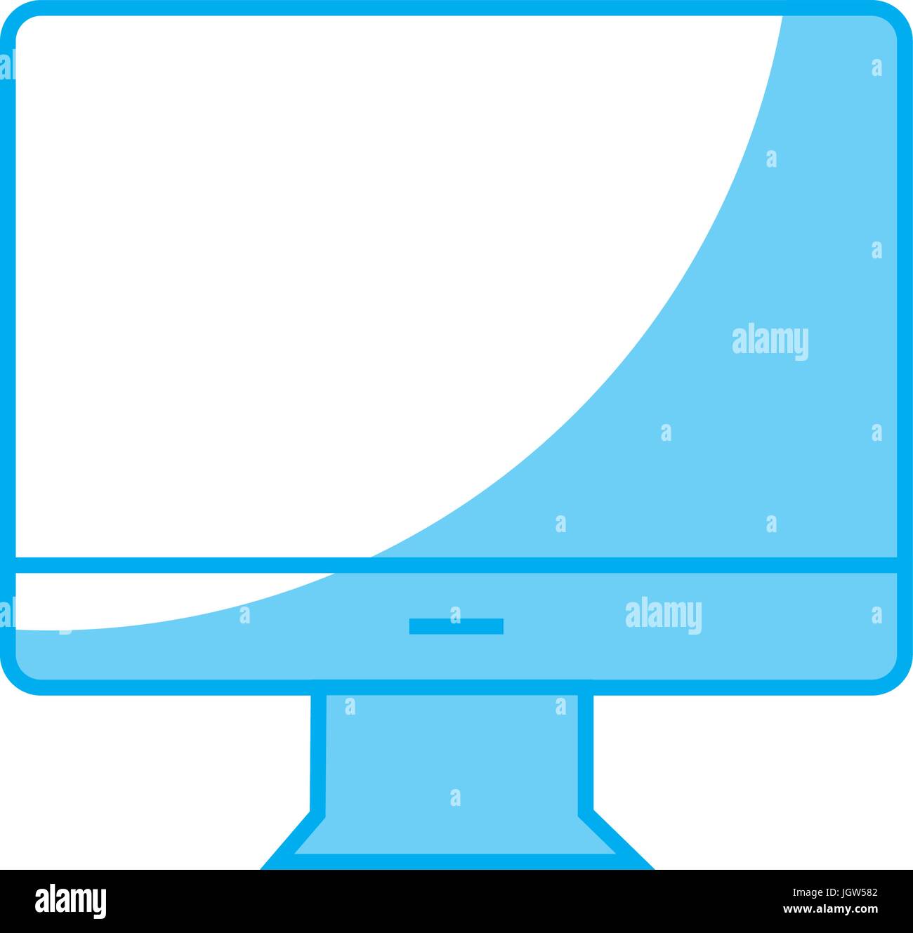 computer icon over white background vector illustration Stock Vector ...