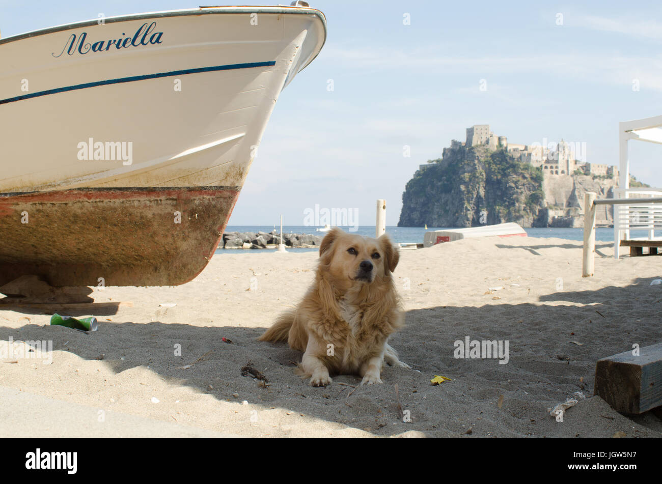 Island life, Ischia, Gulf of Naples. Stock Photo