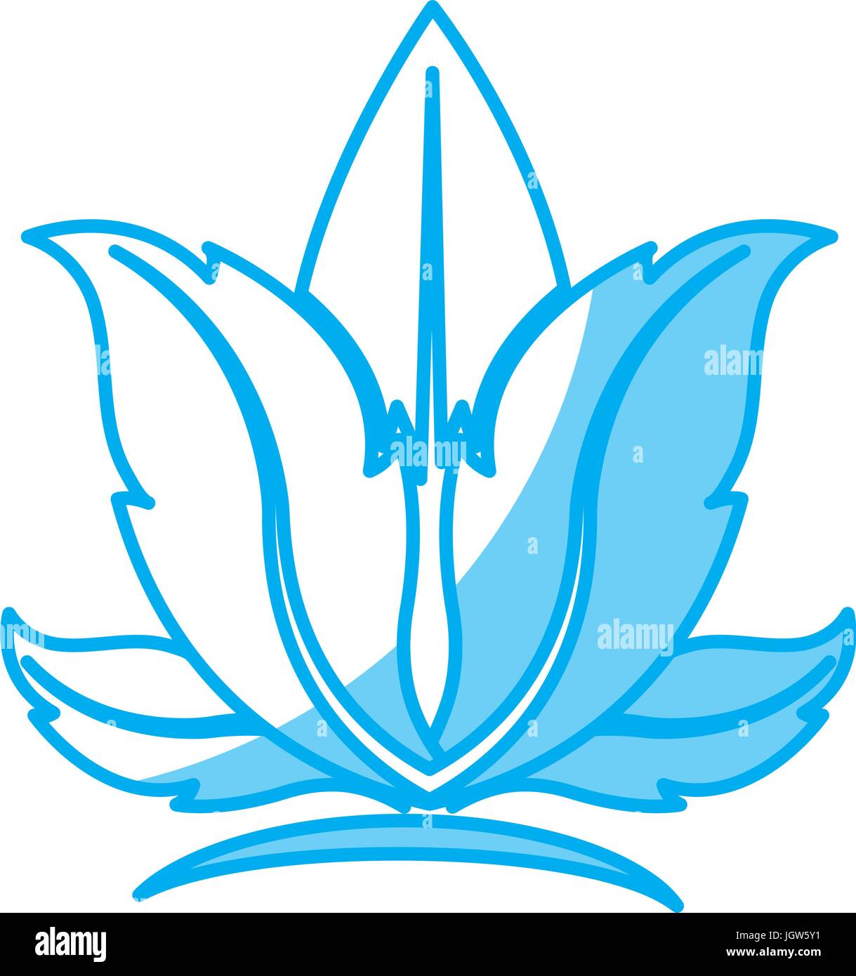 leaves icon over white background vector illustration Stock Vector ...