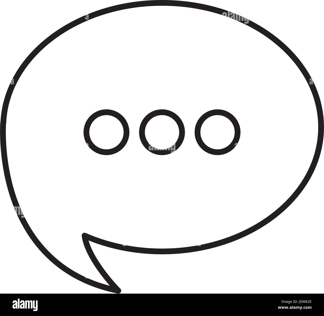 speech bubble icon over white background vector illustration Stock ...