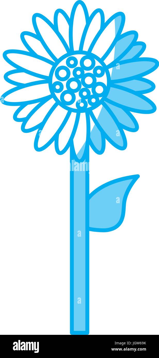 flower icon over white background vector illustration Stock Vector ...